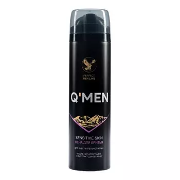 Пена для бритья Q'Men для чувствительной кожи с экстрактом арака 240 мл