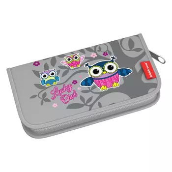 Пенал-книжка ErichKrause Lucky Owl с наполнением