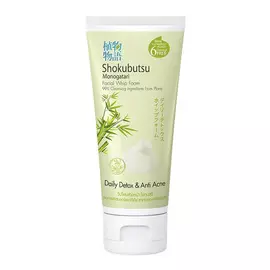 Пенка-детокс Shokubutsu для умывания с бамбуком 100 г