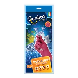 Перчатки хозяйственные Qualita Universal M