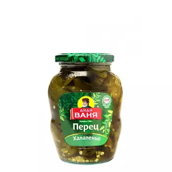 Перец халапеньо Дядя Ваня стеклянная банка 350 г