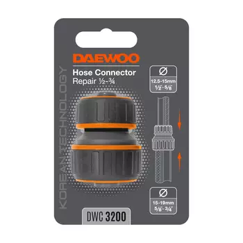 Переходник для шлангов DAEWOO DWC 3200 000 с 1/2"-5/8" на 5/8-3/4"