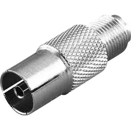 Переходник Vivanco F разъем - TV штекер 44016