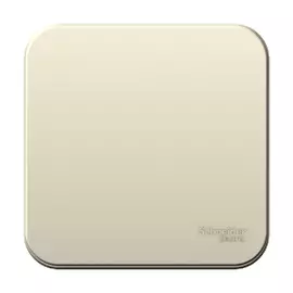 Переключатель 1-клавишн 10а 250b молочн. Schneider Electric