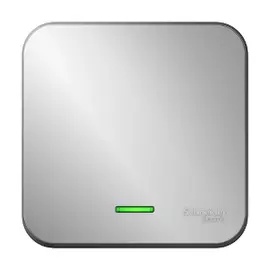 Переключатель 1-клавишн подсвет. Алюмин. Schneider Electric