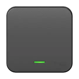 Переключатель 1-клавишн подсвет. Антрац. Schneider Electric