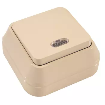 Переключатель Makel подсветка крем подсветка