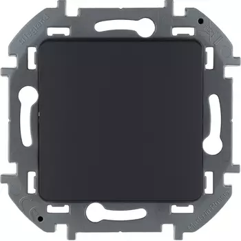 Переключатель одноклавишный Legrand Inspiria 673653, цвет - антрацит