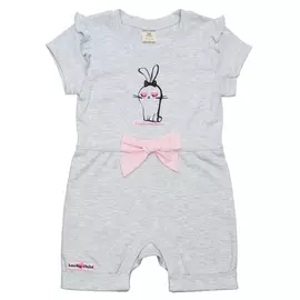 Песочник Lucky Child Любимая девочка Лето серый 62-68