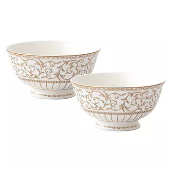 Пиала Pozzi Milano 1876 Golden белая 280 мл, 2 шт