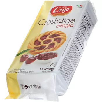 Пирог Lago Crostatina с черешней, 6х40 г
