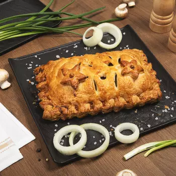 Пирог с картофелем и грибами, кг