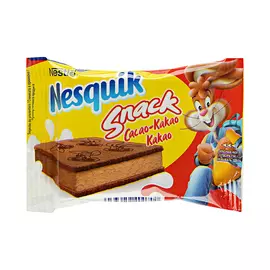 Пирожное Nesquik Nestle бисквитное с какао и молочным кремом 26 г