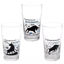 Пивной стакан ОСЗ Успешные бычки 570 мл