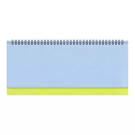 Планинг недатированный Hatber на 2021 56 л Vivella Bicolour голубой/салатовый