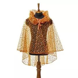 Плащ Артэ цветочный оранжевый