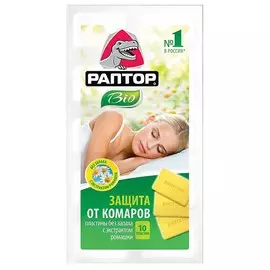Пластины от комаров Раптор BIO, 10 шт