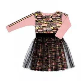 Платье Lucky Child-МИШКИ с длинной юбкой