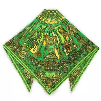Платок Empire Тумар зеленый 90х90 см