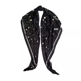 Платок Labbra черный 130x130 см