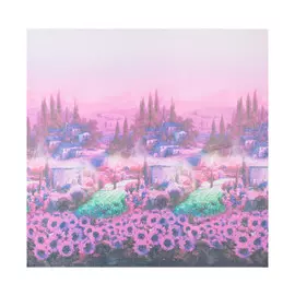 Платок Labbra фиолетовый 150x150 см