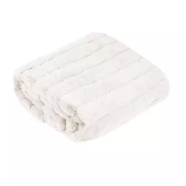 Плед 210х230 меховой анабель белый Sofi de marko