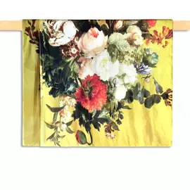 Плед Arya Home Digital Garden жёлтый 130х160 см