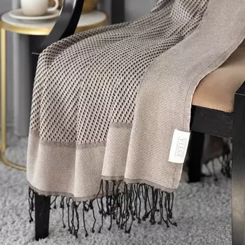 Плед Estia Андрэа коричневый 140х180 см