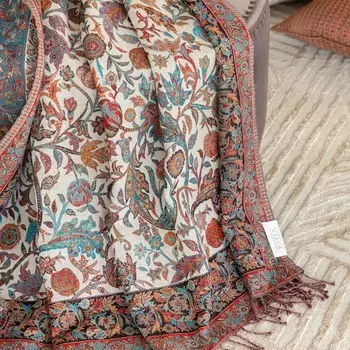 Плед Estia Рафаэлла бордо 130х170 см