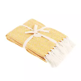 Плед Homelines textiles diamond 180x200cm orange