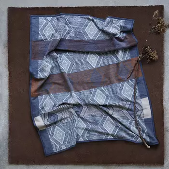 Плед Sleepix Иошико синий 130x180