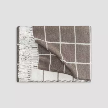 Плед Togas Барнетт коричневый 130х180 см