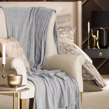 Плед Togas Холти серый 130х180 см