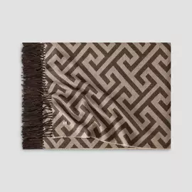 Плед Togas Лавелл бежевый с коричневым 130х180 см