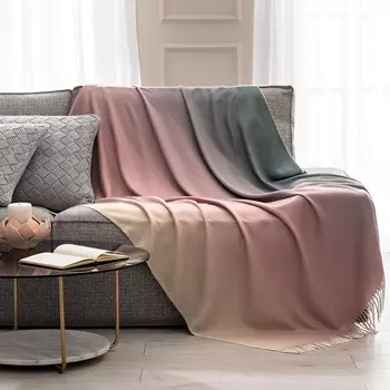 Плед Togas Нанти розовый деграде 150х200 см