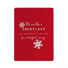 Плед Togas Поэлль красный 130х180 новогодний