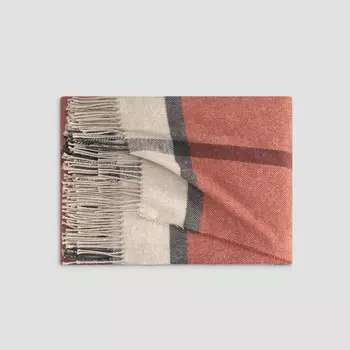 Плед Togas Тинто бежевый/коралловый 130х170 см