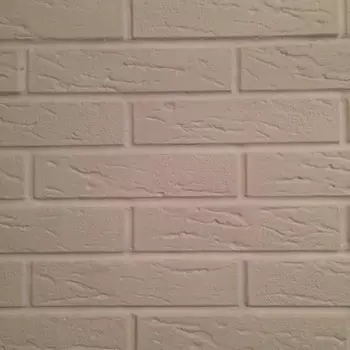 Плитка декоративная Евролит кирпич немецкий белый 1 м2