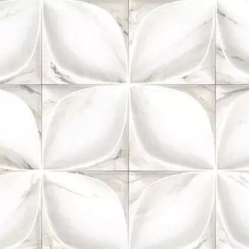 Плитка облицовочная Alma Ceramica Laura рельефная 249X500 см кремовый