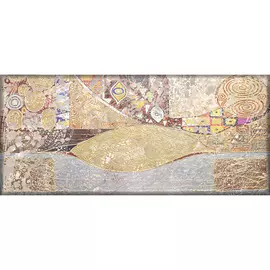 Плитка PiezaRosa Klimt Деко коричневый 20x45 см