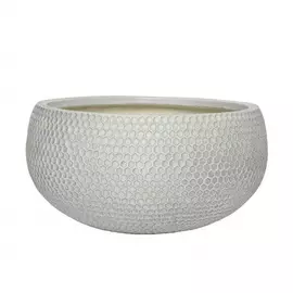 Плошка для цветов Kaemingk garden белая 37см