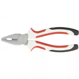 Плоскогубцы Matrix White Nickel, 180 мм, никелированные, трехкомпонентные рукоятки