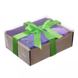 Подарочный Банные штучки Ванный набор Бархатная кожа 4 предмета