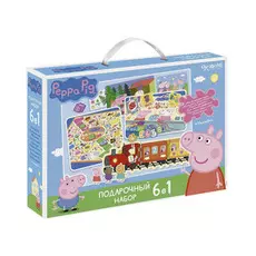 Подарочный набор 6в1 Свинка Пеппа. Давай играть!
