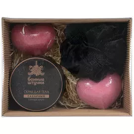 Подарочный набор Банные штучки "Страсть" 4 предмета