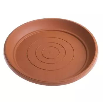 Поддон Econova Fulya 37 см коричневый