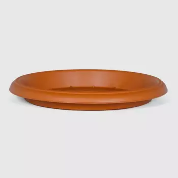 Поддон под горшок плошку Serinova 19 см терракотовый