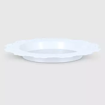 Поддон под горшок Serinova Crochet 15 см белый