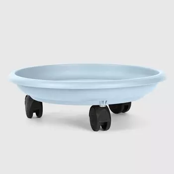 Поддон Serinova на колесах 20х29 см белый