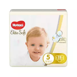 Подгузники Huggies Elite Soft 5 (12-22 кг) 28 шт